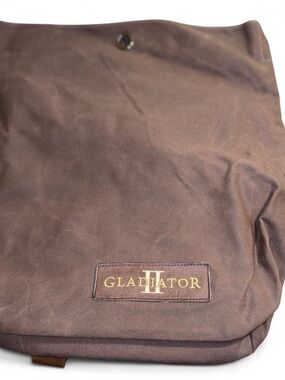 Gladiator II Brown Canvas Messenger Bag